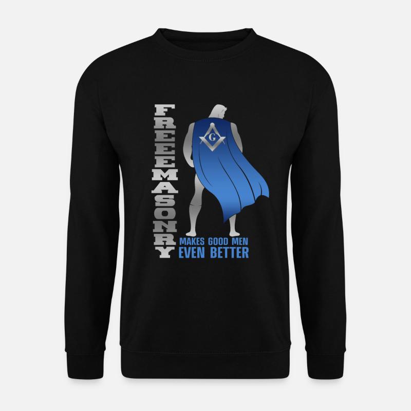 Masonic Freemasonry Fraternal - Unisex Pullover - Schwarz