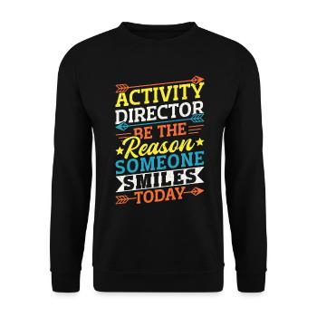 Activity Director Appreciation - Unisex Pullover - Schwarz - Vorne - Alina (178cm) & Michal (187cm)