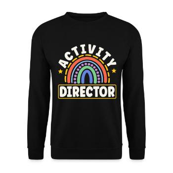 Activity Director Appreciation - Unisex Pullover - Schwarz - Vorne - Alina (178cm) & Michal (187cm)