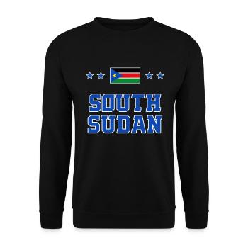Sud Soudan - Sweat-shirt Unisexe - noir - Devant - Alina (178cm) & Michal (187cm)