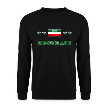 Somaliland - Unisex Sweatshirt - black - Front - Alina (178cm) & Michal (187cm)