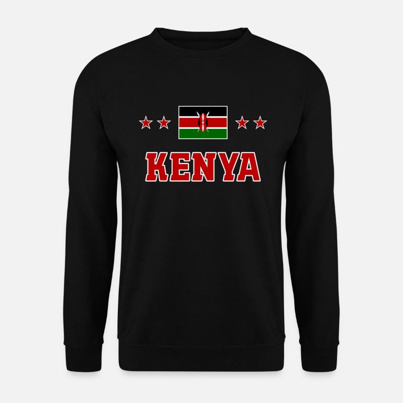 Kenia - Unisex Pullover - Schwarz