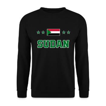 Soudan - Sweat-shirt Unisexe - noir - Devant - Alina (178cm) & Michal (187cm)
