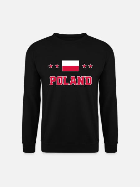 Pologne - Sweat-shirt Unisexe - noir