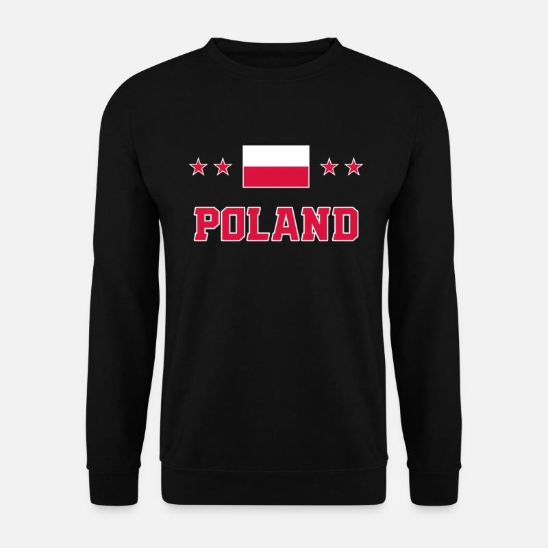 Polen - Unisex Pullover - Schwarz