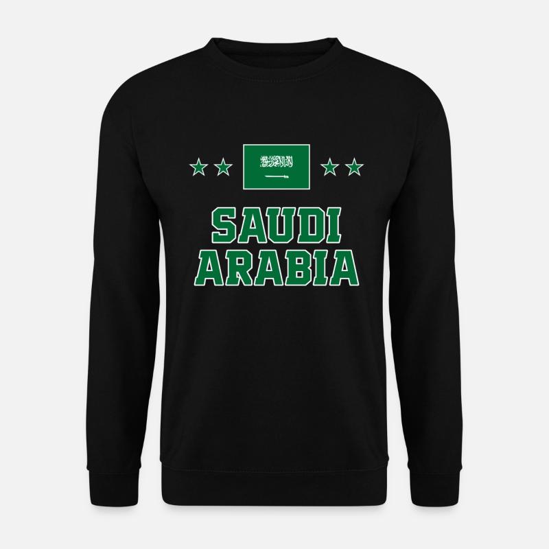 Saudi-Arabien - Unisex Pullover - Schwarz