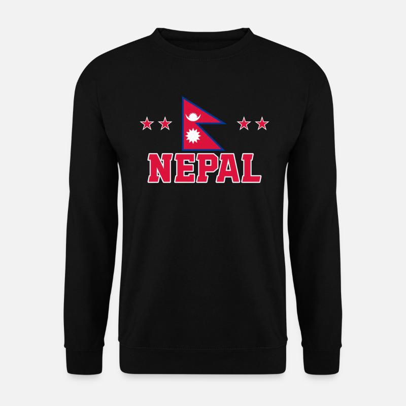 Nepal - Unisex Pullover - Schwarz