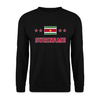 Suriname - Sweat-shirt Unisexe - noir - Devant - Alina (178cm) & Michal (187cm)