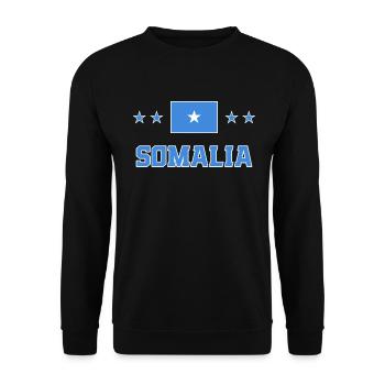 Somalia - Unisex Pullover - Schwarz - Vorne - Alina (178cm) & Michal (187cm)