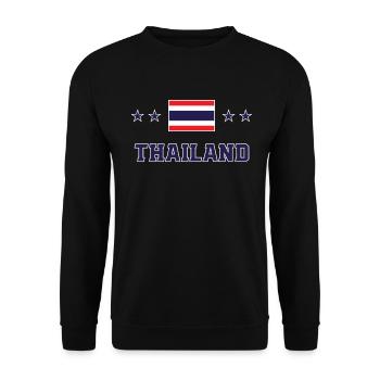 Thaïlande - Sweat-shirt Unisexe - noir - Devant - Alina (178cm) & Michal (187cm)