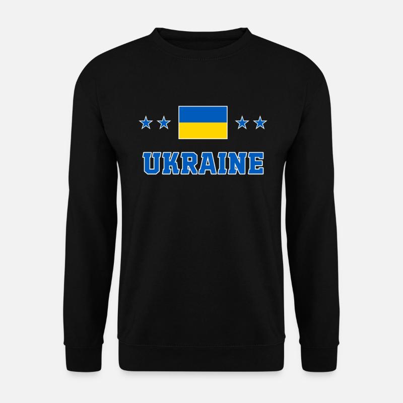 Ukraine - Unisex Pullover - Schwarz