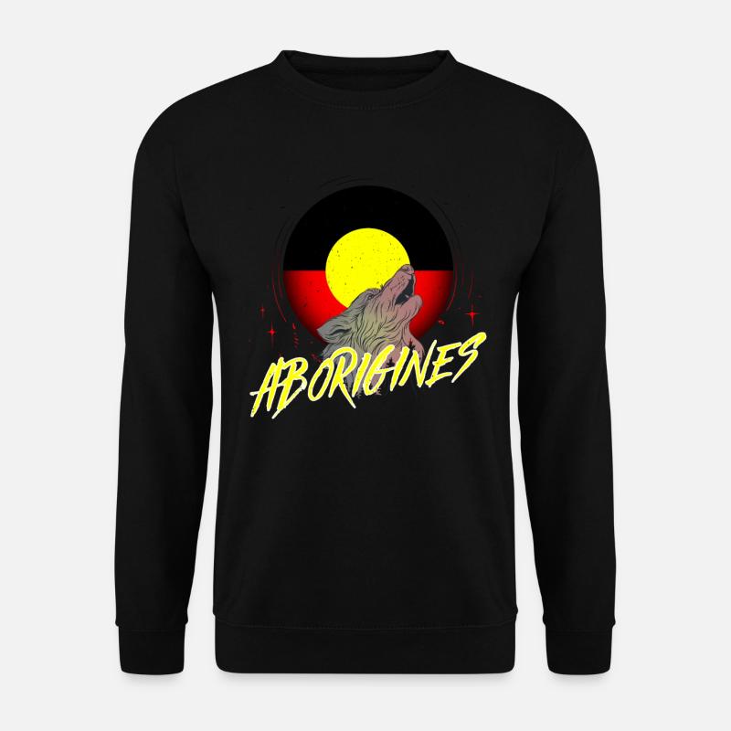 Aborigènes - Sweat-shirt Unisexe - noir