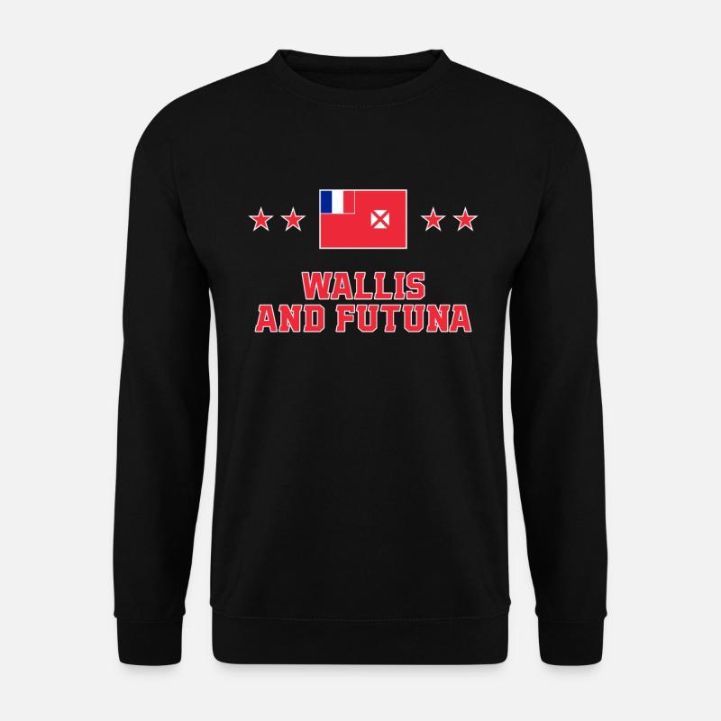 Wallis und Futuna - Unisex Pullover - Schwarz
