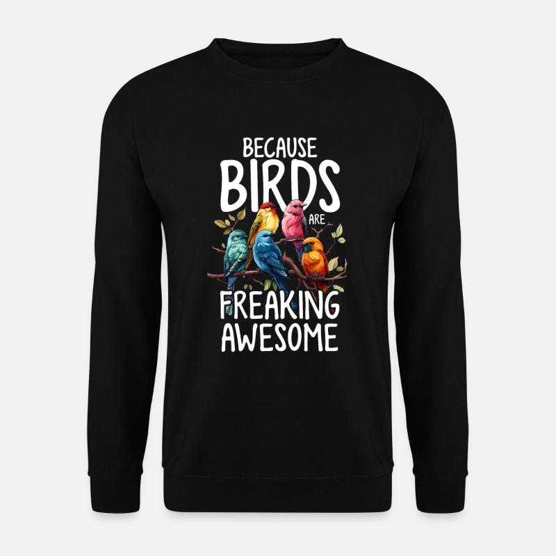 Verdammt toller Vogelhalter Lustiger Vogelbeobachtungsvogel - Unisex Pullover - Schwarz