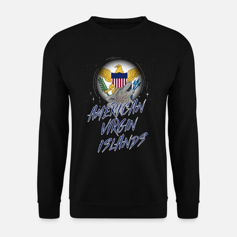 Îles Vierges américaines - Sweat-shirt Unisexe - noir
