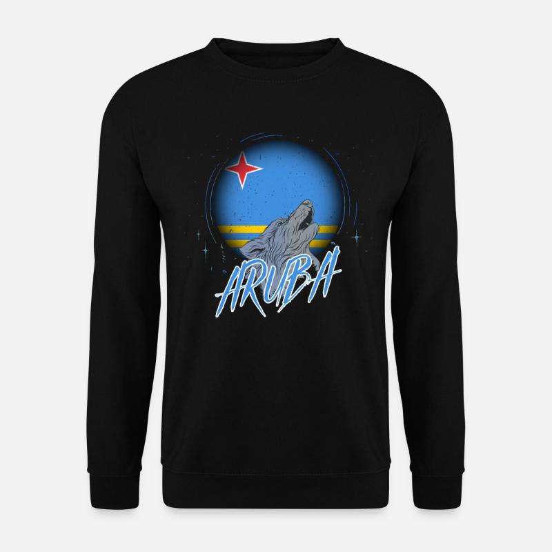 Aruba - Unisex Pullover - Schwarz