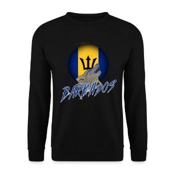Barbados - Unisex Pullover - Schwarz - Vorne - Alina (178cm) & Michal (187cm)