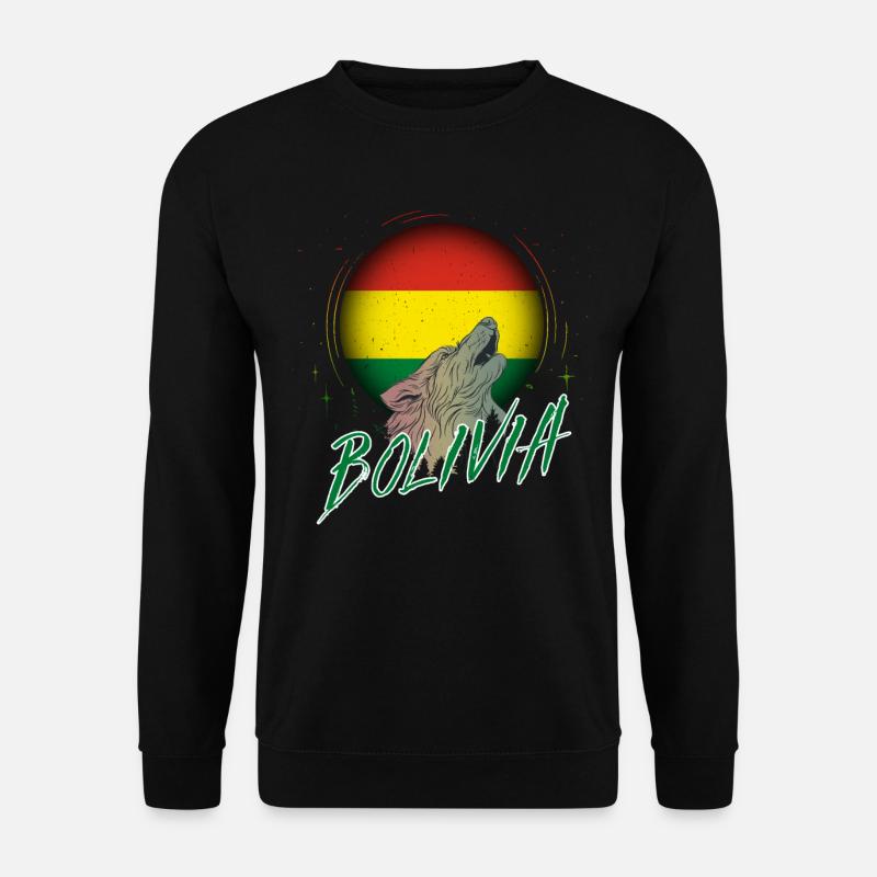 Bolivien - Unisex Pullover - Schwarz