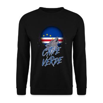Cape Verde - Unisex Sweatshirt - black - Front - Alina (178cm) & Michal (187cm)