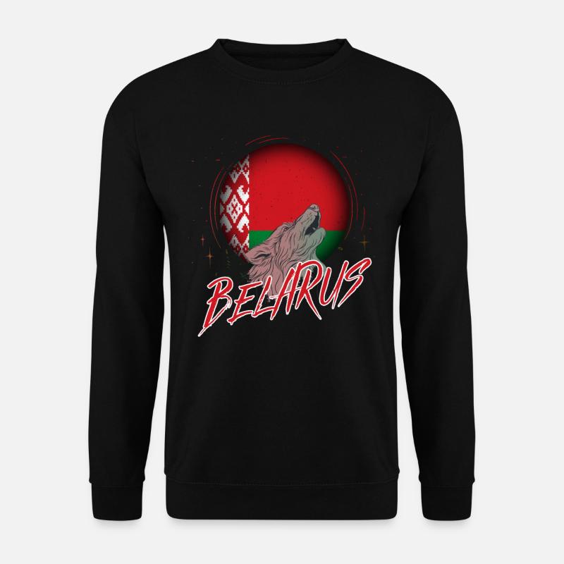 Weißrussland - Unisex Pullover - Schwarz