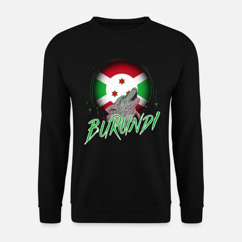 Burundi - Sweat-shirt Unisexe - noir
