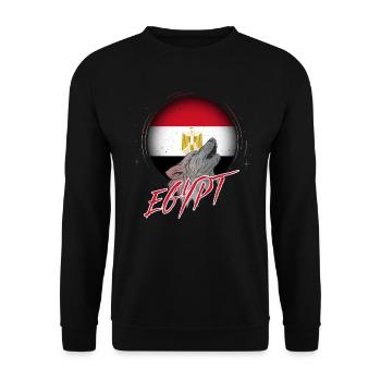 Ägypten - Unisex Pullover - Schwarz - Vorne - Alina (178cm) & Michal (187cm)