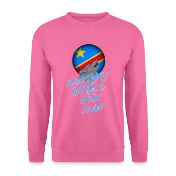 Demokratische Republik Kongo - Unisex Pullover - Pink - Vorne