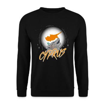 Cyprus - Unisex Sweatshirt - black - Front - Alina (178cm) & Michal (187cm)