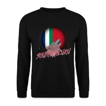 South Maluku - Unisex Sweatshirt - black - Front - Alina (178cm) & Michal (187cm)