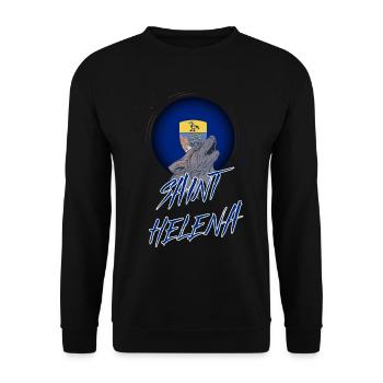 Sainte-Hélène - Sweat-shirt Unisexe - noir - Devant - Alina (178cm) & Michal (187cm)
