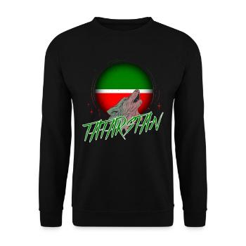 Tatarstan - Sweat-shirt Unisexe - noir - Devant - Alina (178cm) & Michal (187cm)