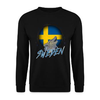 Suède - Sweat-shirt Unisexe - noir - Devant - Alina (178cm) & Michal (187cm)