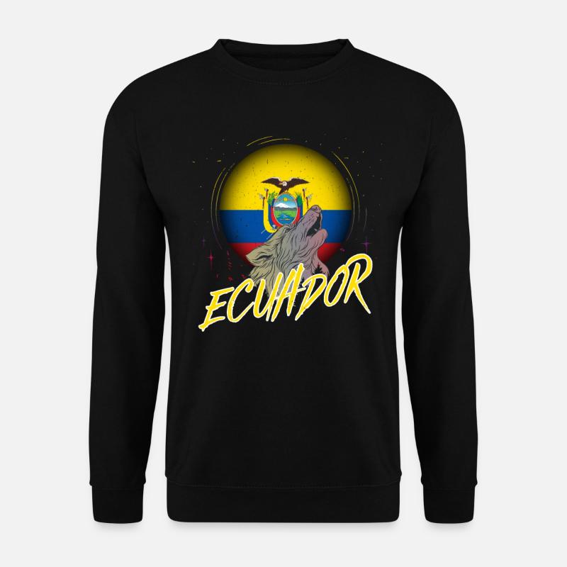 Ecuador - Unisex Pullover - Schwarz