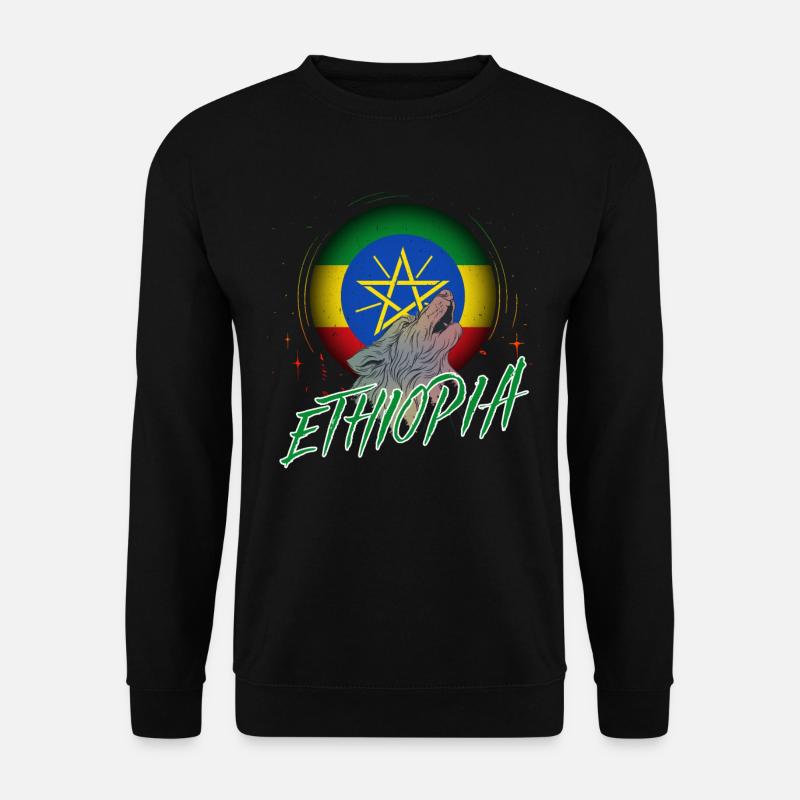 Éthiopie - Sweat-shirt Unisexe - noir