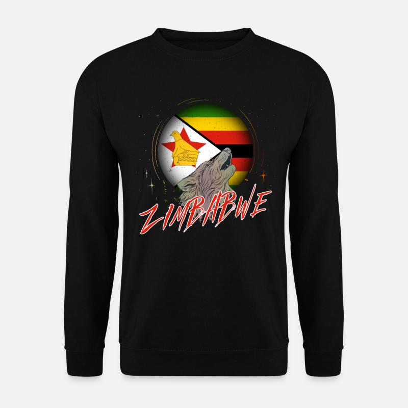 Simbabwe - Unisex Pullover - Schwarz