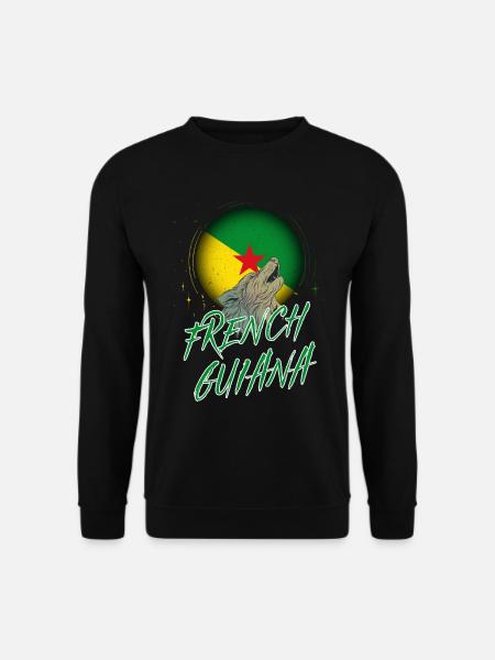 French Guiana - Unisex Sweatshirt - black