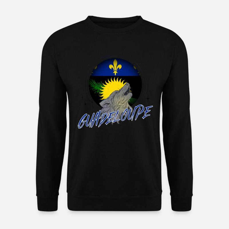 Guadeloupe - Unisex Pullover - Schwarz