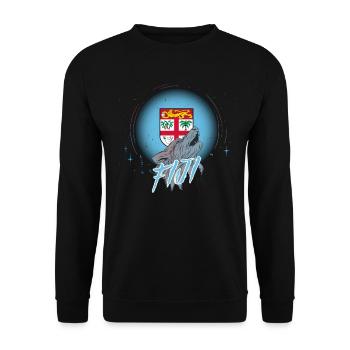 Fiji - Unisex Sweatshirt - black - Front - Alina (178cm) & Michal (187cm)