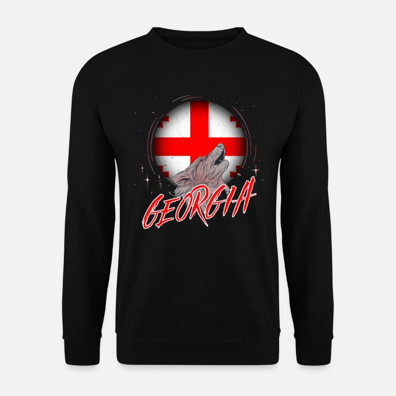 Georgien - Unisex Pullover - Schwarz