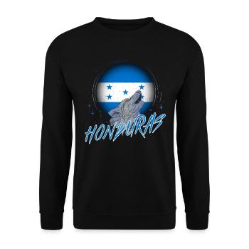 Honduras - Unisex Sweatshirt - black - Front - Alina (178cm) & Michal (187cm)