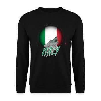 Italie - Sweat-shirt Unisexe - noir - Devant - Alina (178cm) & Michal (187cm)