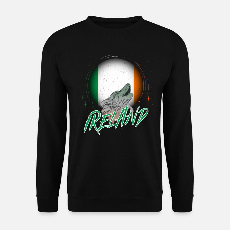 Irland - Unisex Pullover - Schwarz