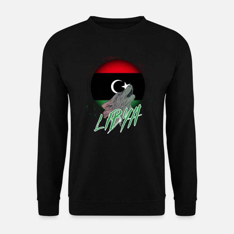 Libyen - Unisex Pullover - Schwarz