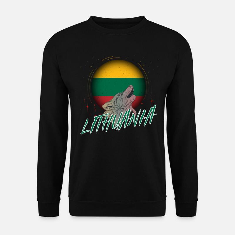 Litauen - Unisex Pullover - Schwarz