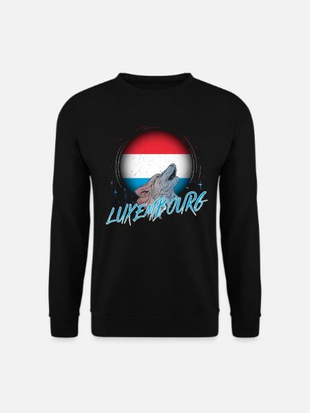 Luxembourg - Unisex Sweatshirt - black