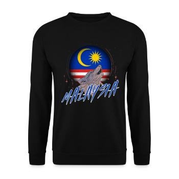 Malaisie - Sweat-shirt Unisexe - noir - Devant - Alina (178cm) & Michal (187cm)