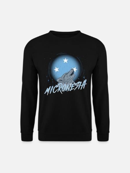 Micronésie - Sweat-shirt Unisexe - noir