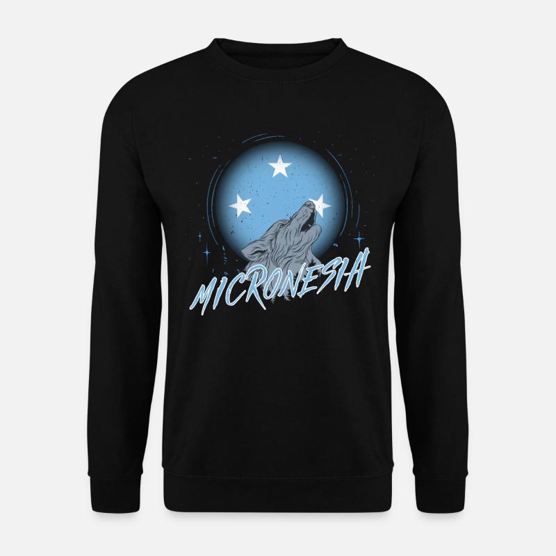 Mikronesien - Unisex Pullover - Schwarz