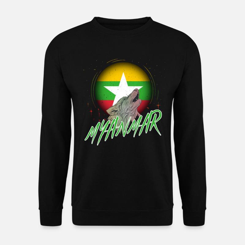 Myanmar - Unisex Sweatshirt - black