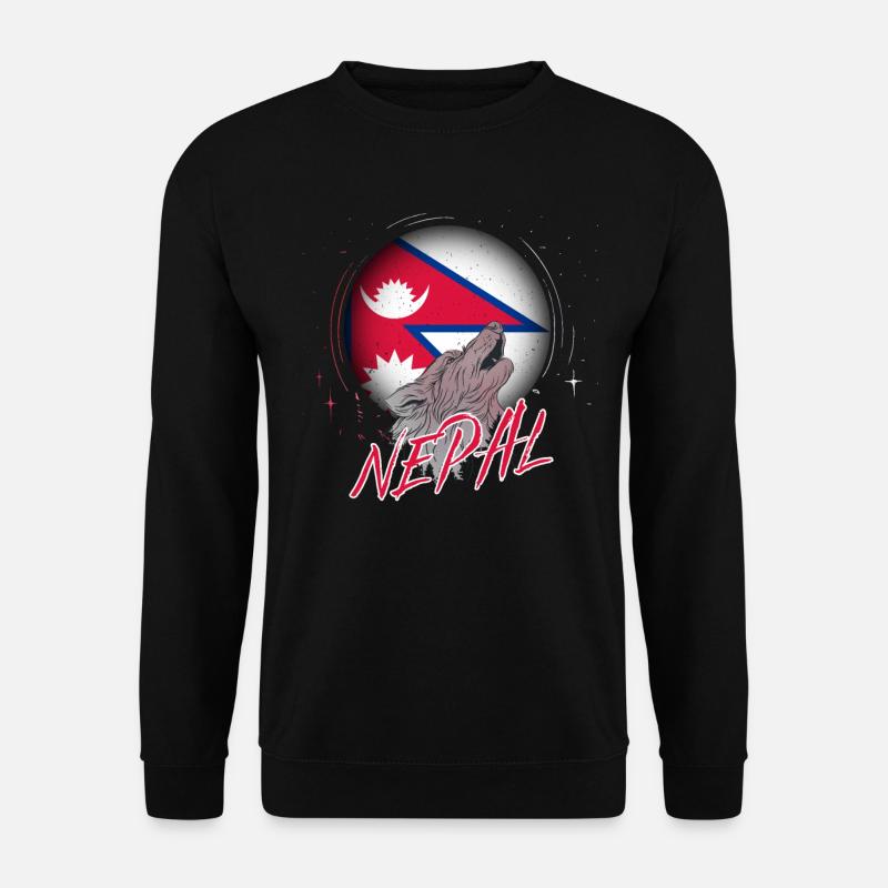 Nepal - Unisex Sweatshirt - black